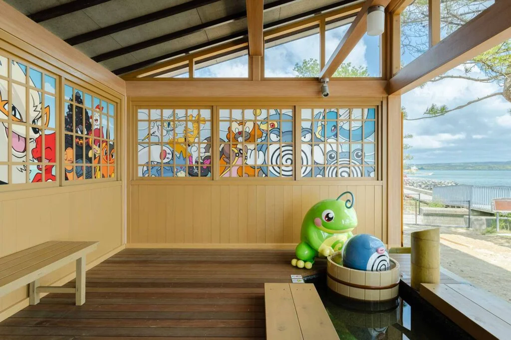 Statues Wakura Pokémon Bain de Pieds Politoed et Poliwag