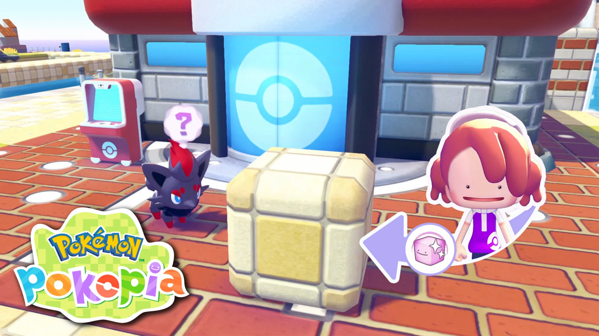 Concours de cache-cache de Zorua dans Pokémon Pokopia Concours de cache-cache de Zorua dans Pokémon Pokopia
