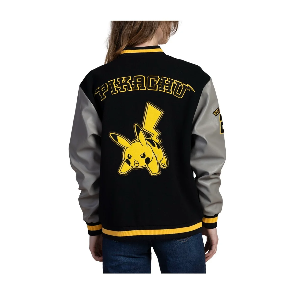 Veste universitaire Pikachu (dos)