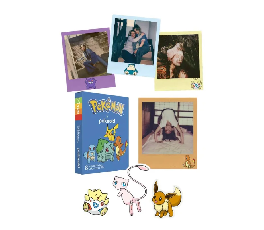 Cadres de films instantanés sur le thème Polaroid x Pokémon