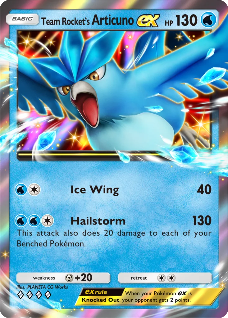 Articuno de la Team Rocket