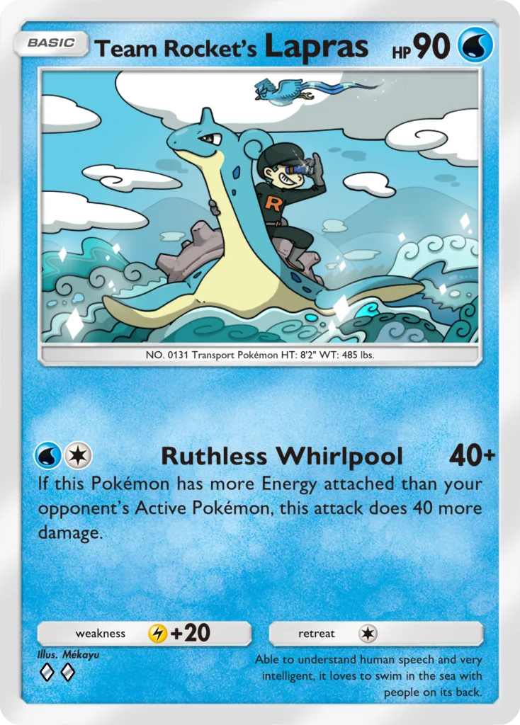 Les Lapras de la Team Rocket
