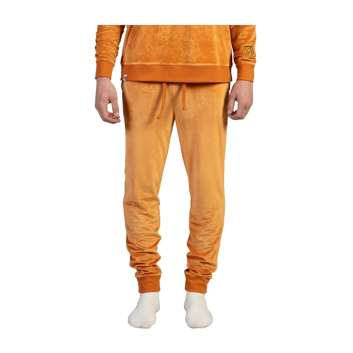 Pantalon de nuit Jogger Pikachu citrouille