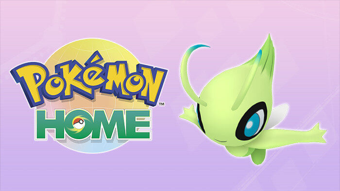 Celebi gift for completing the FireRed and LeafGreen Pokédex in HOME